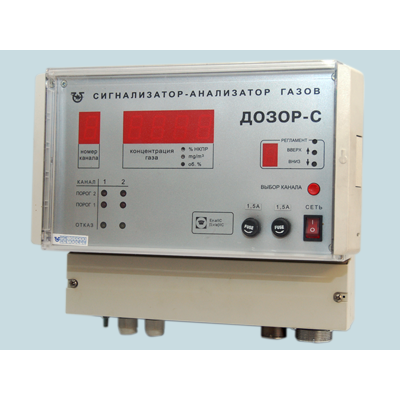 Стаціонарні газоаналізатори-аналізатори шкідливих речовин ДОЗОР-С