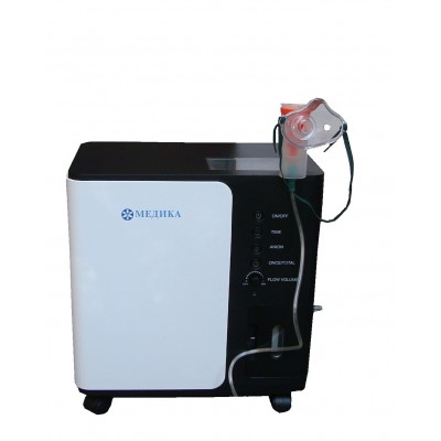 МЕДИЧНИЙ КИСНЕВИЙ КОНЦЕНТРАТОР «МЕДИКА» Y007-5W з опціями Небулайзер (інгалятор), КОНТРОЛЮ КОНЦЕНТРАЦІЇ КИСНЮ, насичене киснем аніонів «ANION» І ПУЛЬТОМ ДИСТАНЦІЙНОГО КЕРУВАННЯ