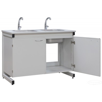 Стіл-мийка на 2 раковини СМ-Ф