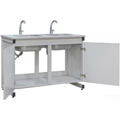 Стіл-мийка на 2 раковини СМ-Ф