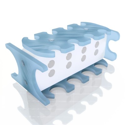 Магнітний штатив для роботи із пробірками об'ємом 1,5/2,0; 5,0; 15,0 та 50 мл