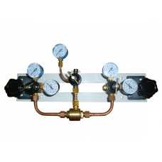 Щит автоматичного переключення газових рамп з мережевим редуктором (вуглекислий газ)