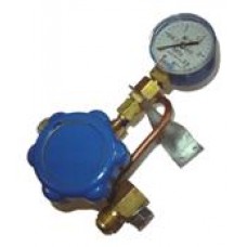 Клапан запірний К-1412-16 з манометром (для коробки поверховій)