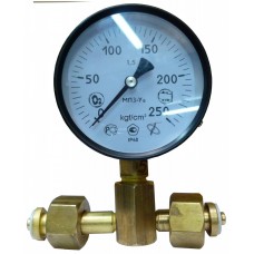 Трійник рампової під манометр (гайка G3 / 4; гайка G3 / 4; М20х1,5 вн)
