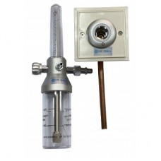 Y-002 ЗВОЛОЖУВАЧ КИСНЮ "МЕДИКА" З вимірювання витрат речовини настінних газових КЛАПАНОМ (киснева розетки)