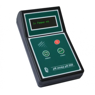 Лабораторний портативний рН-метр рН-305 (pH-1,000....14,000,вимірювач рН)