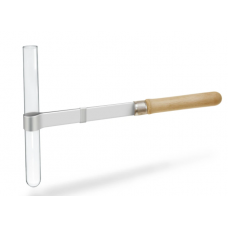 Пробіркоутримувач металевий з дерев'яною ручкою