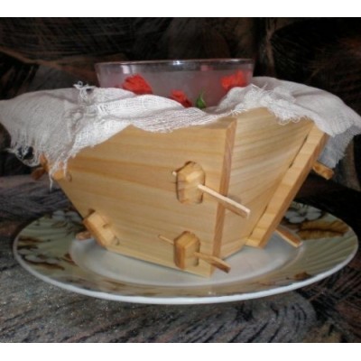 Форма для сирної пасхи 1,6л (Дерев'яна пасочниця)