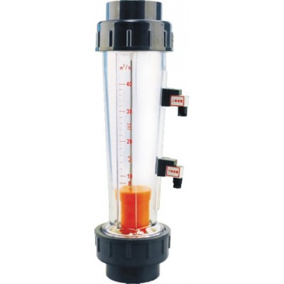 Ротаметр акриловий контролю рідини серії LZS з кінцевими вимикачами (з оргскла)