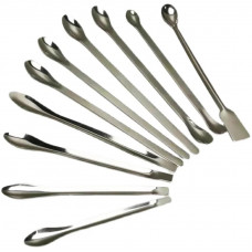 Шпатель лабораторний нержавійка (12штук)