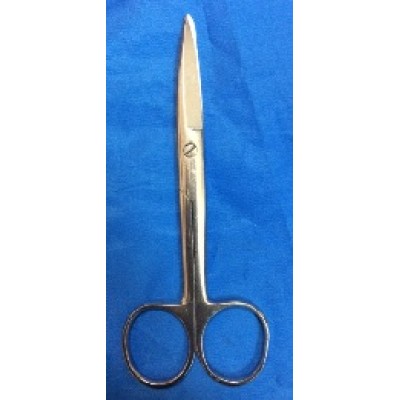 Н-33В НОЖИЦІ ВЕТЕРИНАРНІ З ОДНИМ ГОСТРИЙ КІНЦЕМ 14см.